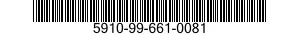 5910-99-661-0081 CAPACITOR,FIXED,METALLIZED,PAPER-PLASTIC DIELECTRIC 5910996610081 996610081
