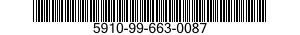 5910-99-663-0087 CAPACITOR,FIXED,ELECTROLYTIC 5910996630087 996630087