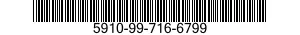 5910-99-716-6799 CAPACITOR,FIXED,PAPER DIELECTRIC 5910997166799 997166799