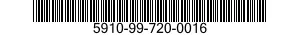 5910-99-720-0016 CAPACITOR,FIXED,ELECTROLYTIC 5910997200016 997200016