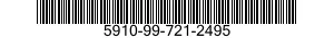 5910-99-721-2495 CAPACITOR,FIXED,ELECTRICAL 5910997212495 997212495