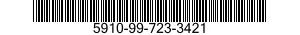 5910-99-723-3421 CAPACITOR,FIXED,CERAMIC DIELECTRIC 5910997233421 997233421