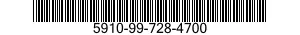 5910-99-728-4700  5910997284700 997284700