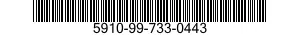 5910-99-733-0443 CAPACITOR,FIXED,ELECTRICAL 5910997330443 997330443
