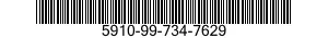 5910-99-734-7629 CAPACITOR,FIXED,METALLIZED,PAPER-PLASTIC DIELECTRIC 5910997347629 997347629