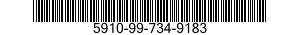 5910-99-734-9183 CAPACITOR,FIXED,CERAMIC DIELECTRIC 5910997349183 997349183