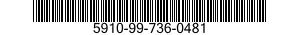 5910-99-736-0481  5910997360481 997360481