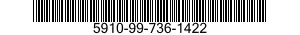 5910-99-736-1422 CAPACITOR,FIXED,ELECTRICAL 5910997361422 997361422