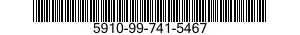 5910-99-741-5467 CAPACITOR,FIXED,CERAMIC 5910997415467 997415467
