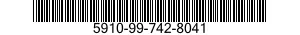 5910-99-742-8041 CAPACITOR,FIXED,CERAMIC DIELECTRIC 5910997428041 997428041