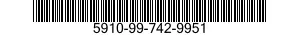 5910-99-742-9951 CAPACITOR,FIXED,ELECTROLYTIC 5910997429951 997429951