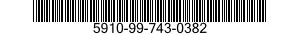 5910-99-743-0382 CAPACITOR,FIXED,CERAMIC 5910997430382 997430382