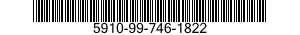 5910-99-746-1822 CAPACITOR,VARIABLE,CERAMIC DIELECTRIC 5910997461822 997461822