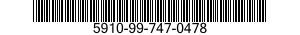 5910-99-747-0478 CAPACITOR,FIXED,ELECTRICAL 5910997470478 997470478