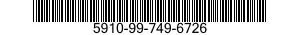 5910-99-749-6726  5910997496726 997496726