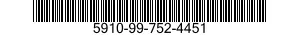5910-99-752-4451 CAPACITOR,FIXED,PLA 5910997524451 997524451