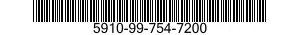 5910-99-754-7200  5910997547200 997547200
