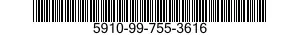 5910-99-755-3616 CAPACITOR,VARIABLE, 5910997553616 997553616
