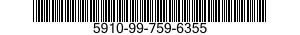 5910-99-759-6355 CAPACITOR,FIXED,ELECTRICAL 5910997596355 997596355
