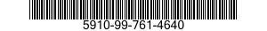 5910-99-761-4640 CAPACITOR,FIXED,METALLIZED,PAPER-PLASTIC DIELECTRIC 5910997614640 997614640
