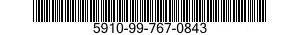 5910-99-767-0843 CAPACITOR 5910997670843 997670843