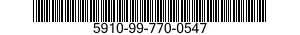 5910-99-770-0547 CAPACITOR,FIXED,CERAMIC DIELECTRIC 5910997700547 997700547