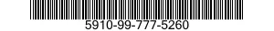 5910-99-777-5260 CAPACITOR,FIXED,CERAMIC 5910997775260 997775260