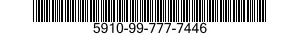 5910-99-777-7446 CAPACITOR,FIXED,ELECTRICAL 5910997777446 997777446