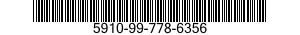 5910-99-778-6356  5910997786356 997786356