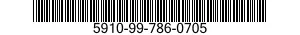 5910-99-786-0705 CAPACITOR,FIXED,ELECTROLYTIC 5910997860705 997860705