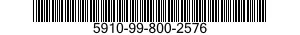 5910-99-800-2576  5910998002576 998002576