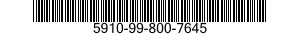 5910-99-800-7645  5910998007645 998007645