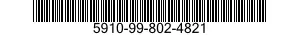 5910-99-802-4821 CAPACITOR,FIXED,ELECTRICAL 5910998024821 998024821
