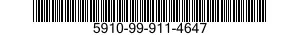 5910-99-911-4647 CAPACITOR,FIXED,MICA DIELECTRIC 5910999114647 999114647