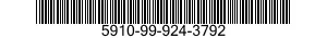 5910-99-924-3792 CAPACITOR,FIXED,MIC 5910999243792 999243792
