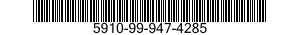 5910-99-947-4285 CAPACITOR,FIXED,CERAMIC 5910999474285 999474285
