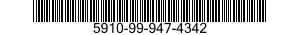 5910-99-947-4342 CAPACITOR,FIXED,MICA DIELECTRIC 5910999474342 999474342