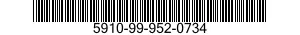 5910-99-952-0734  5910999520734 999520734