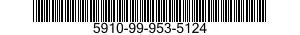 5910-99-953-5124 CAPACITOR,FIXED,MICA DIELECTRIC 5910999535124 999535124