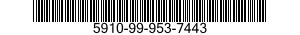 5910-99-953-7443  5910999537443 999537443
