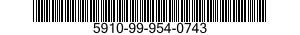5910-99-954-0743  5910999540743 999540743