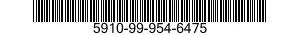 5910-99-954-6475 CAPACITOR,FIXED,PLASTIC DIELECTRIC 5910999546475 999546475