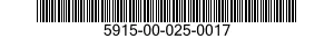 5915-00-025-0017 NETWORK,SUMMATION 5915000250017 000250017