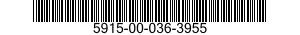 5915-00-036-3955 FILTER,HIGH PASS-LOW PASS 5915000363955 000363955