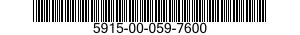 5915-00-059-7600  5915000597600 000597600