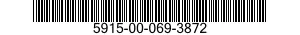 5915-00-069-3872 FILTER,BAND PASS 5915000693872 000693872