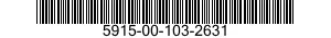 5915-00-103-2631 NETWORK,PHASE CHANGING 5915001032631 001032631