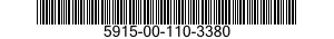 5915-00-110-3380 FILTER,BAND PASS 5915001103380 001103380
