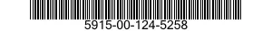 5915-00-124-5258 NETWORK,PHASE CHANGING 5915001245258 001245258