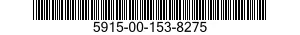 5915-00-153-8275 FILTER,RADIO FREQUENCY INTERFERENCE 5915001538275 001538275